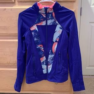Girl’s Ivivva Zip-Up Royal Blue Jacket